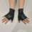 Motorcycle Gloves Fingerless PU Leather Punk Style 7