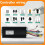 E-Bicycle Three Mode Controller Set 45A 36V 48V 52V Sine Wave Controller S966 Display Color Screen E-Bicycle Accessories 3