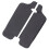 Black Microfiber Leather Sun Visor Replacement Cover Repair for  Mustang 1994-2004 6