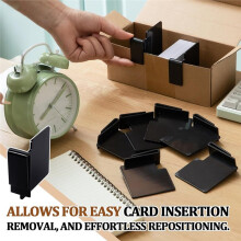 10 Pcs Card Box Dividers, Plastic Trading Card Dividers Clip Storage Separator for Sports Baseball Cards Organizer