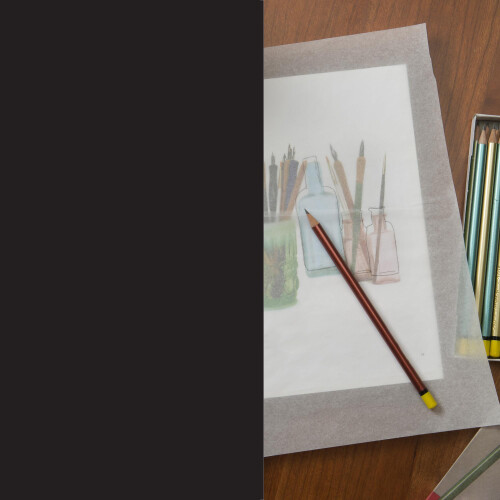 Sketching and Tracing Paper Roll White Translucent 12 x 50 2