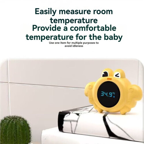 Baby Bath Temperature Meter Floating Digital Water Temperature Meter LED Display Tester for Infant Bathing