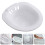 NICEXMAS Plastic Sitz Bath Seat White Foldable 1 Piece 1
