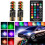 Car LED T10 RGB COB Width Indicator Light 4