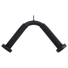 Barre de Traction Ergonomique pour Triceps, Fixation pour Câble en V, avec Poignée en Caoutchouc Antidérapante