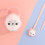 Baby Pacifier Case BPA-Free with Handle and Cover Pink 5