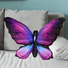 Butterfly Decorative Throw Pillow Plush 15.7 x 19.6 Inch