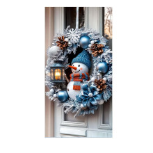 Christmas Door and Wall Decor Holiday Pattern Family