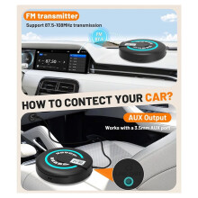 Draagbare Cd-Speler met Luidspreker, -Demontage voor in de Auto, met FM-Zender, AUX/USB-Ondersteuning, LCD-Scherm, RGB-Verlichting