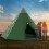 6 Men Tipi Tent with Carry Bag - Green 4