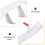 Rear Wing Spoiler for Vehicle White 1 Piece 5