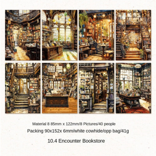 Dreamscape Scrapbook Paper Vintage DIY Journal Sheets
