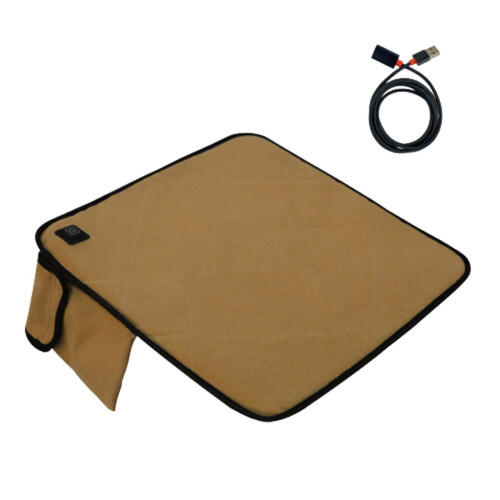 USB Heated Car Cushion Portable Foldable with 3 Temperature 1
