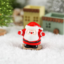 Mini Christmas Figurines Resin Waterproof 1.2 inch