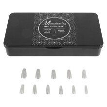Fake Nail Tips Transparent Full Cover 500Pcs ABS