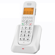 D1011Cordless Phone with LCDDisplay,LargeButton Digital Cordless Phone EasyUse Landline Phone for Businessand Home(US),B