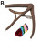 Capo Quick Change Guitar Capo Wooden with 6 Picks 6