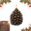 LED Pinecone Candle Flameless Real Wax Look Unscented 1