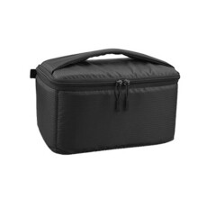 Angelrollenetui, Aufbewahrungstasche für Angelrollen, Quadratische Tasche mit 4 Fächern für Angelzubehör
