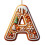 Gingerbread Alphabet Ornaments 26 Letters Cream 6