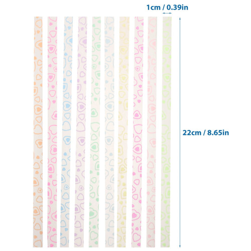 Star Paper Strips Craft Kit 10 Colors 210 Pieces 1