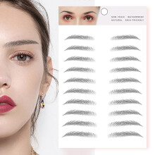 Eyebrow Stickers European Style Broken Eyebrow Water