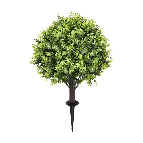 24-inch Flocked Artificial Christmas Tree with Stake 1