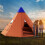 6 Men Tipi Tent with Carry Bag - Orange 4