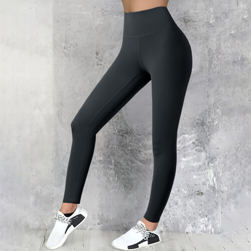 Women's Tummy Control Leggings Gray 2XL