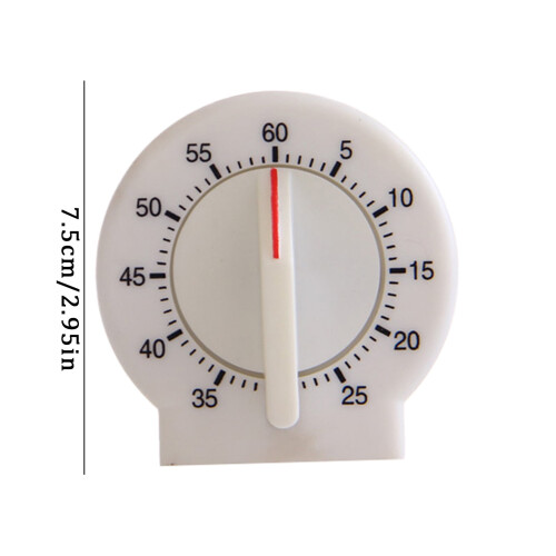 Wind Up Timer 60-Minute Single Chime 1 Count 2