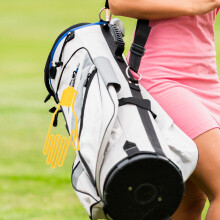 Golf Glove Organizer Yellow Compact Support Frame