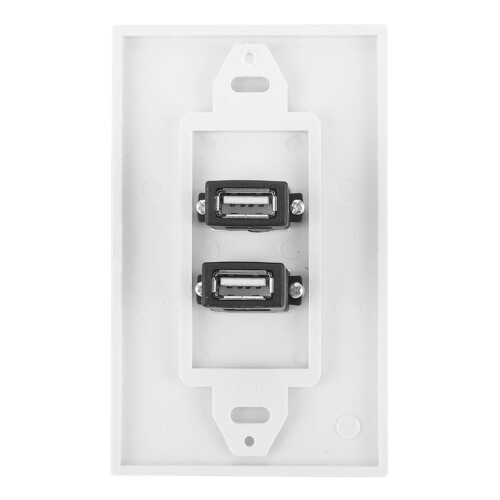 EBTOOLS USB Wall Socket Plate ABS 2.0