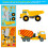 Construction Truck Face Swap Stickers 30 PCS 4