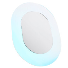 Acrylic Oval Mirror Colorful Wall Mounted Bathroom Mirror