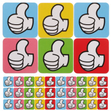 Tinker Thumbs Up Tile Stickers Office 100 Pcs