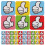 Tinker Thumbs Up Tile Stickers Office 100 Pcs 1