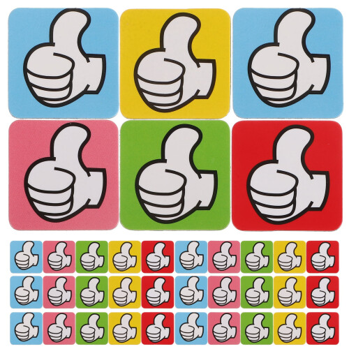 Tinker Thumbs Up Tile Stickers Office 100 Pcs