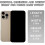 Fake Phone Dummy Prop Black Screen for Kids 16 Pro Max 2