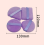 Puderquasten 4er-Pack Violett 2