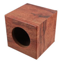 Car Audio Subwoofer Enclosure Khaki Wood Speaker Cabinet