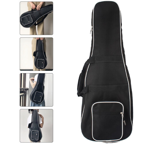 Black padded mandolin case Oxford cloth 1 set