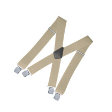 Verstellbarer, elastischer Hosenträger Khaki