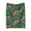 67 Number Flannel Blanket Dark Green 1