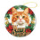 Orange Cat Ceramic Ornament Christmas Tree Decoration 3