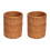 Rattan Tableware Storage Box with Chopsticks Tube and 1