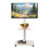 Mobile TV Stand Rollable TV Floor Stand (Adjustable Height 120-128cm) 5