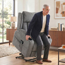 HOMCOM Power Recliner Chair w/ Massage and Heat, Electric Lift Chair, Grey