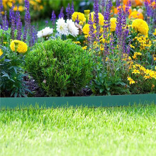 5x5cm 10m Landscape Edging Length No Digging Garden Edging Kit Include 30 Spikes Yard Edging Fence Green