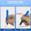 Model Scriber Tool Set with 0.1mm Steel Blade-Precision Panel  Engraving Chisel for Gundam, RG Scale Models 1