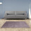 European solid color living room rug thickened washable 4